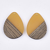 Resin & Walnut Wood Pendants RESI-S358-95G-2
