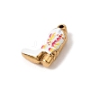 304 Stainless Steel Enamel Pendants SA-CBAA9A2-04G-02-2