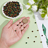 Opaque Resin Stripe Beads RESI-HY0001-31A-4