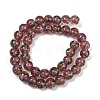 Handmade Glod Sand Lampwork Beads Strands LAMP-B028-03B-10mm-2