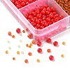 DIY 15 Grids ABS Plastic & Glass Seed Beads Jewelry Making Finding Beads Kits DIY-G119-02C-2