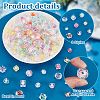 180pcs 9 styles Transparent Acrylic Beads OACR-PH0004-30-5