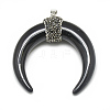 Resin Pendants RESI-S357-009B-2