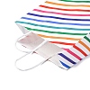 Stripe Print Paper Packing Tote Bags CARB-R001-01B-3