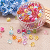  Jewelry 200Pcs 4 Style 1-Hole Transparent Acrylic Buttons TACR-PJ0001-04-13