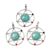 Natural Amazonite Pendants GG-CBA0251-09A-P-1