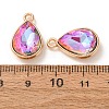 Electroplate Glass Pendants GL-CBA7A25-03I-3