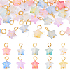30Pcs Acrylic Pendants PALLOY-YW00062-01-2