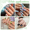 Mushroom Plastic Nail Art Stickers MRMJ-WH20004-07-5