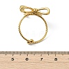 304 Stainless Steel Adjustable Open Cuff Rings for Women RJEW-K293-05G-3