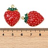 Brass Enamel Pendants KK-R224-14D-G-3