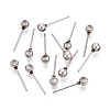 304 Stainless Steel Stud Earring Findings STAS-F329-01B-P-1