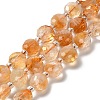 Heated Natural Citrine Beads Strands G-B153-A09-2