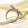 Brass Cuff Rings for Women RJEW-Q008-02P-5