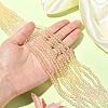 10 Strands Transparent Gradient Color Glass Beads Strands GLAA-CJ0002-09C-4