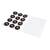 5 Sheets Circle with Word Cheers to 40 Years PVC Waterproof Decorative Sticker Labels PL-XCP0001-02-2