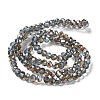Electroplate Glass Beads Strands EGLA-A034-T4mm-J16-6