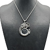 Unisex Alloy Glass Pendant Necklaces GD3095-3-1