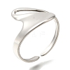 304 Stainless Steel Cuff Rings for Women RJEW-Z074-14P-1