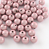 Spray Painted Acrylic Beads MACR-Q154-8mm-003-1