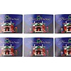 200Pcs Christmas Theme Paper Self-Adhesive Stickers DIY-M070-02Q-2