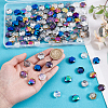 120Pcs 8 Colors Electroplate Glass Beads Strands EGLA-PH0001-69-3