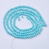 Glass Pearl Beads Strands X-HY-4D-B12-1