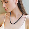 8 Strands 4 Styles Opaque Solid Color Glass Beads Strands EGLA-LT0001-04D-5