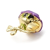 Halloween Brass Enamel European Beads LS-KK-A203-04A-G-2