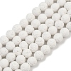 Synthetic Lava Rock Beads Strands G-S397-D02-10mm-1
