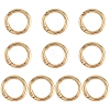 10Pcs Alloy Spring Gate Rings FIND-YW0007-91-1