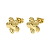 304 Stainless Steel Stud Earring Findings STAS-L024-003G-03-1