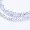 Electroplate Glass Beads Strands EGLA-J025-F19-3