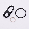 Stainless Steel and Zinc Alloy Rock Climbing Carabiners LS-KEYC-WH0019-01B-1