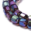 Electroplate Glass Beads Strands EGLA-D030-19E-3