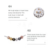 Cheriswelry 160Pcs 8 Colors Alloy Rhinestone Beads FIND-CW0001-11-4