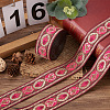 Ethnic Style Embroidery Polyester Ribbons SK-TAC0001-01-5