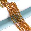 Electroplate Glass Beads Strands EGLA-A044-T1mm-L04-4