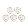 Alloy Enamel Charms X-ENAM-T016-12E-RS-1