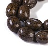 Natural Red Snowflake Obsidian Beads Strands G-K362-D01-02-3