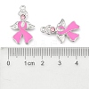 October Breast Cancer Pink Awareness Ribbon LS-ENAM-D001-2-3