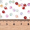Baking Paint Electroplate Transparent Glass Seed Beads X-SEED-N006-07-4