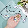 5Pcs Glass Hanging Suncatchers HJEW-FH00193-3