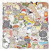 50Pcs Mouse PVC Waterproof Cartoon Stickers STIC-T0001-10-1