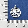925 Sterling Silver Tree of Life Charms with Jump Rings STER-M119-03S-3
