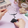 Moon Shaped Alloy Crystal Ball Holder PALLOY-WH0816-007EB-3