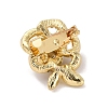 Zinc Alloy Rhinestone  Lapel Pins for Backpack Clothes JEWB-D305-02D-G-2