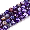 Natural Crackle Agate Beads Strands X-G-T119-01A-05-4
