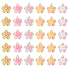 30Pcs 6 Colors Transparent Resin Pendants RESI-TA0004-74-3