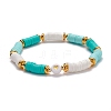 Handmade Polymer Clay Heishi Beads Bracelets Set X-BJEW-TA00040-03-5